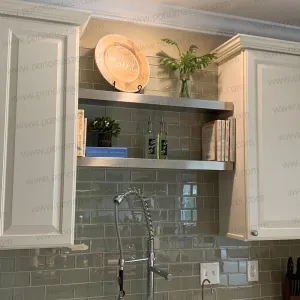 Metal shelves 37"- 42" (cm. 94-107) made-to-order Ponoma®