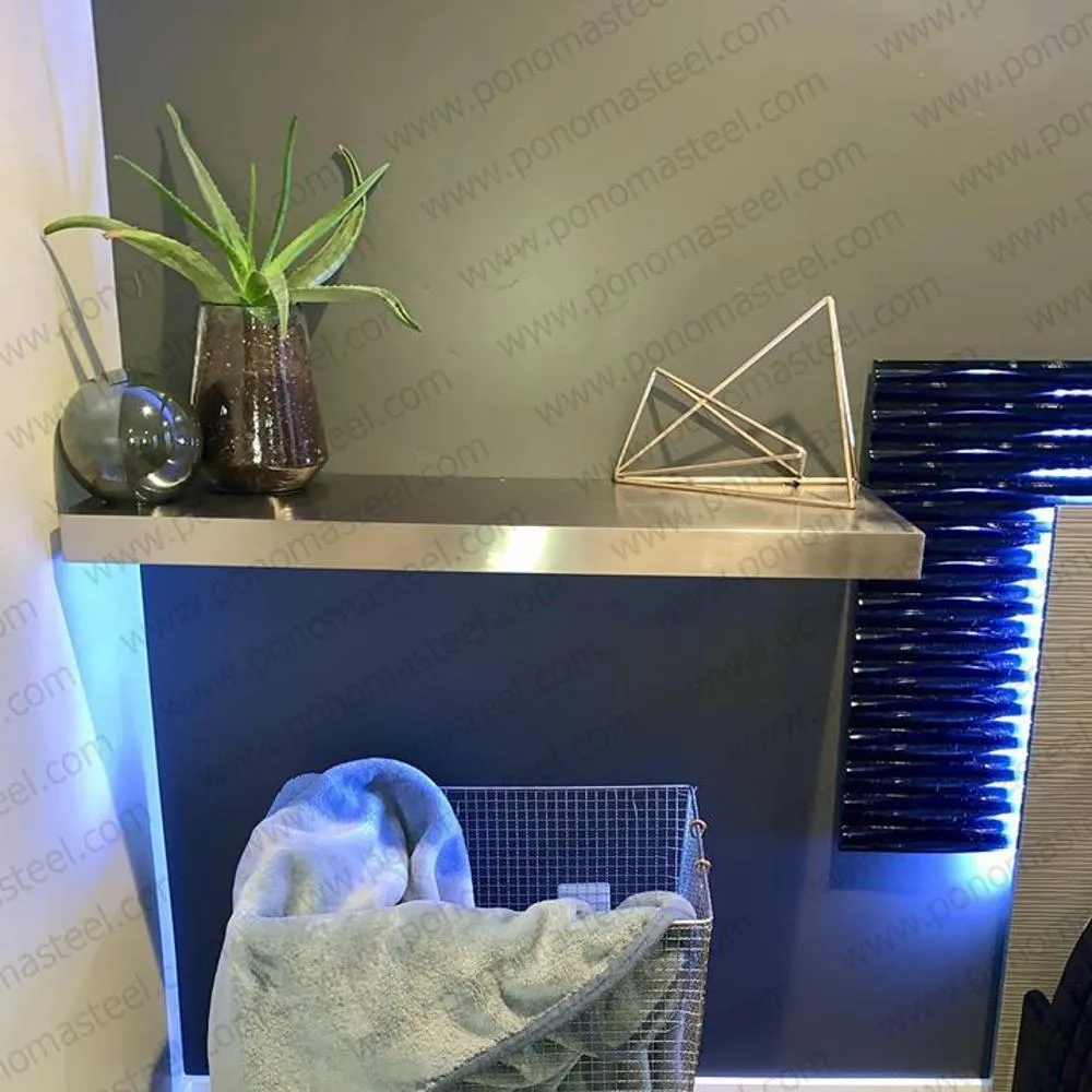 Metal shelves 37"- 42" (cm. 94-107) made-to-order Ponoma®