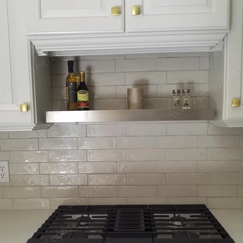 Metal shelves 37"- 42" (cm. 94-107) made-to-order Ponoma®