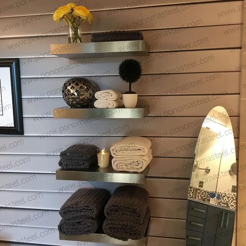 Metal shelves 37"- 42" (cm. 94-107) made-to-order Ponoma®