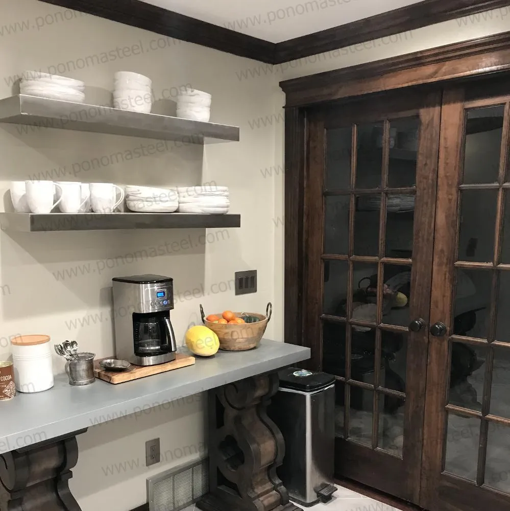 Metal shelves 48"- 52" (cm. 122 - 132) made-to-order Ponoma®