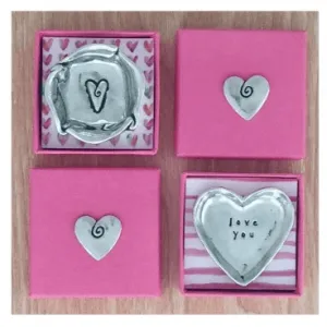 Miniature Handmade Pewter Charm Bowls