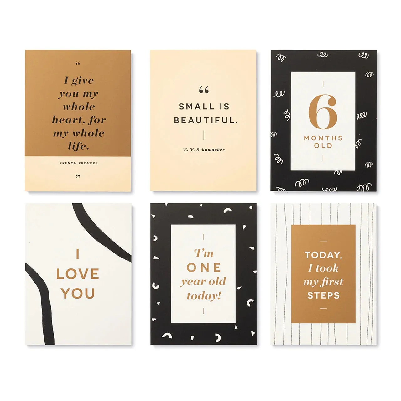 Moments of Love: Newborn Milestone Cards