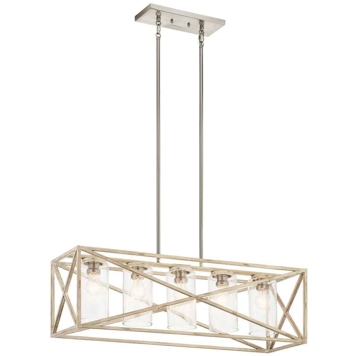 Moorgate 36 in. 5 Lights Pendant Light White finish