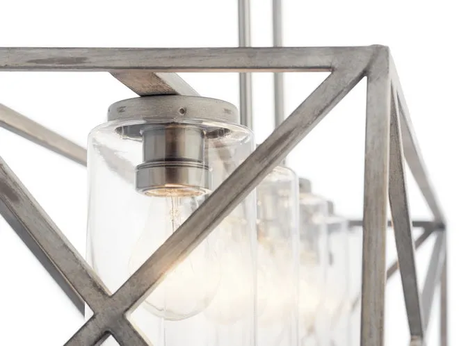 Moorgate 36 in. 5 Lights Pendant Light White finish