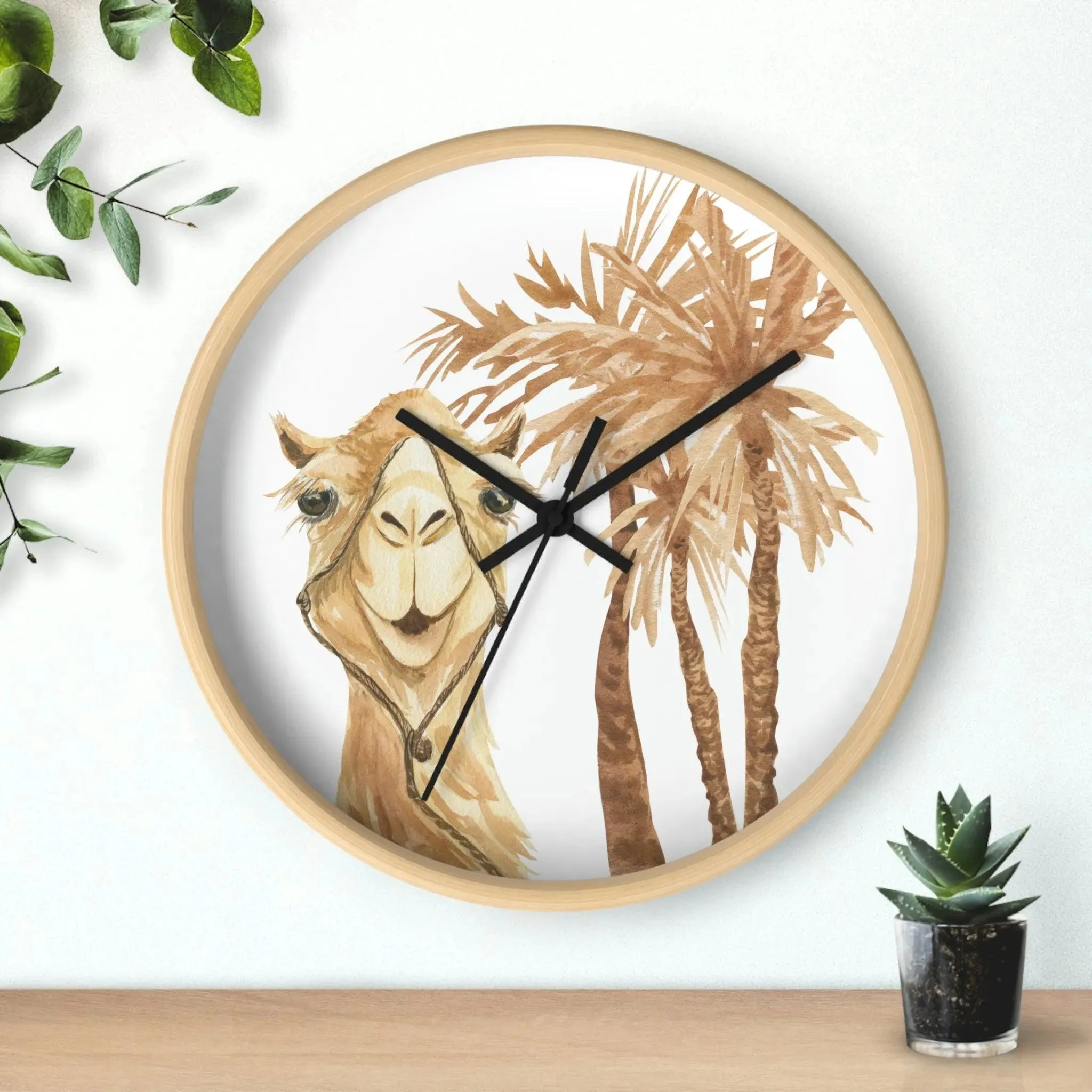 Moroccan Desert Camel Wall Clock