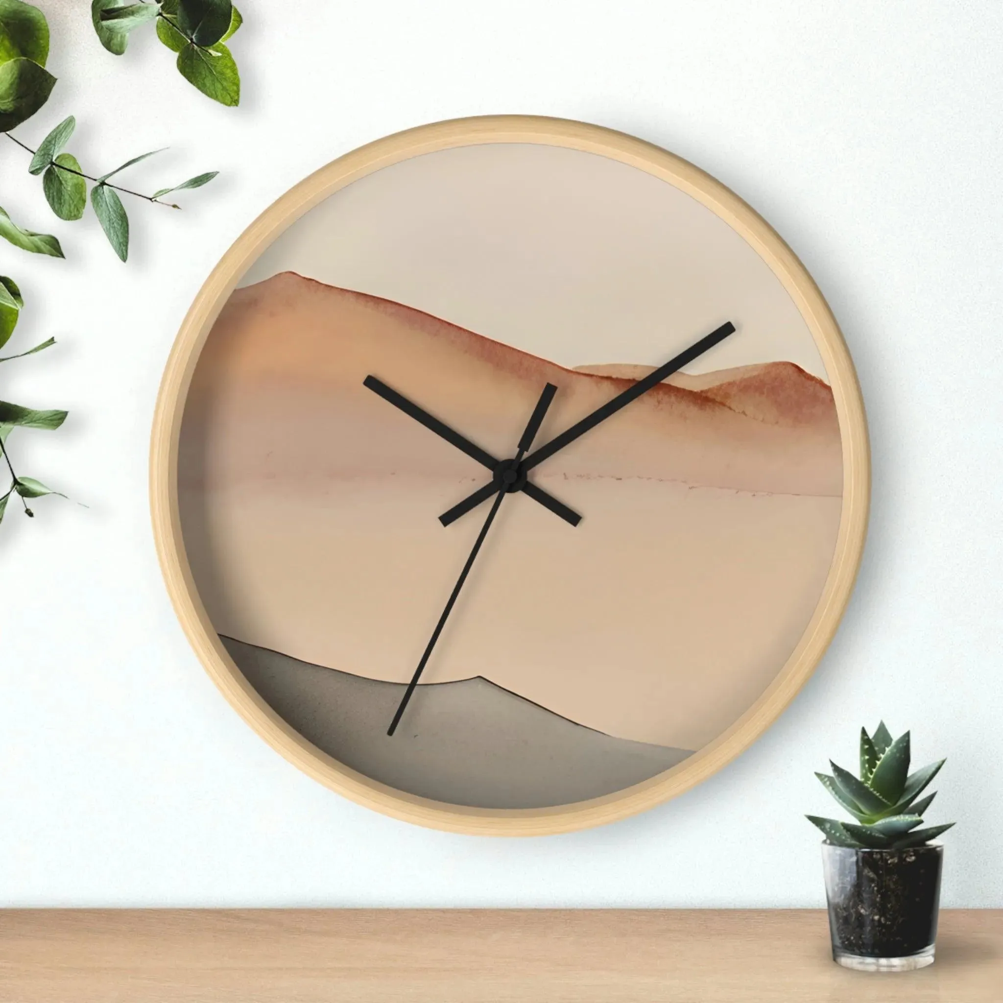 Moroccan Desert Wall Clock