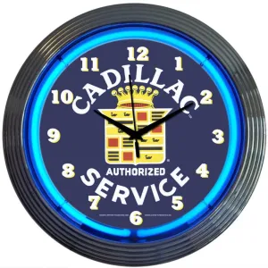 Neonetics CADILLAC SERVICE NEON CLOCK
