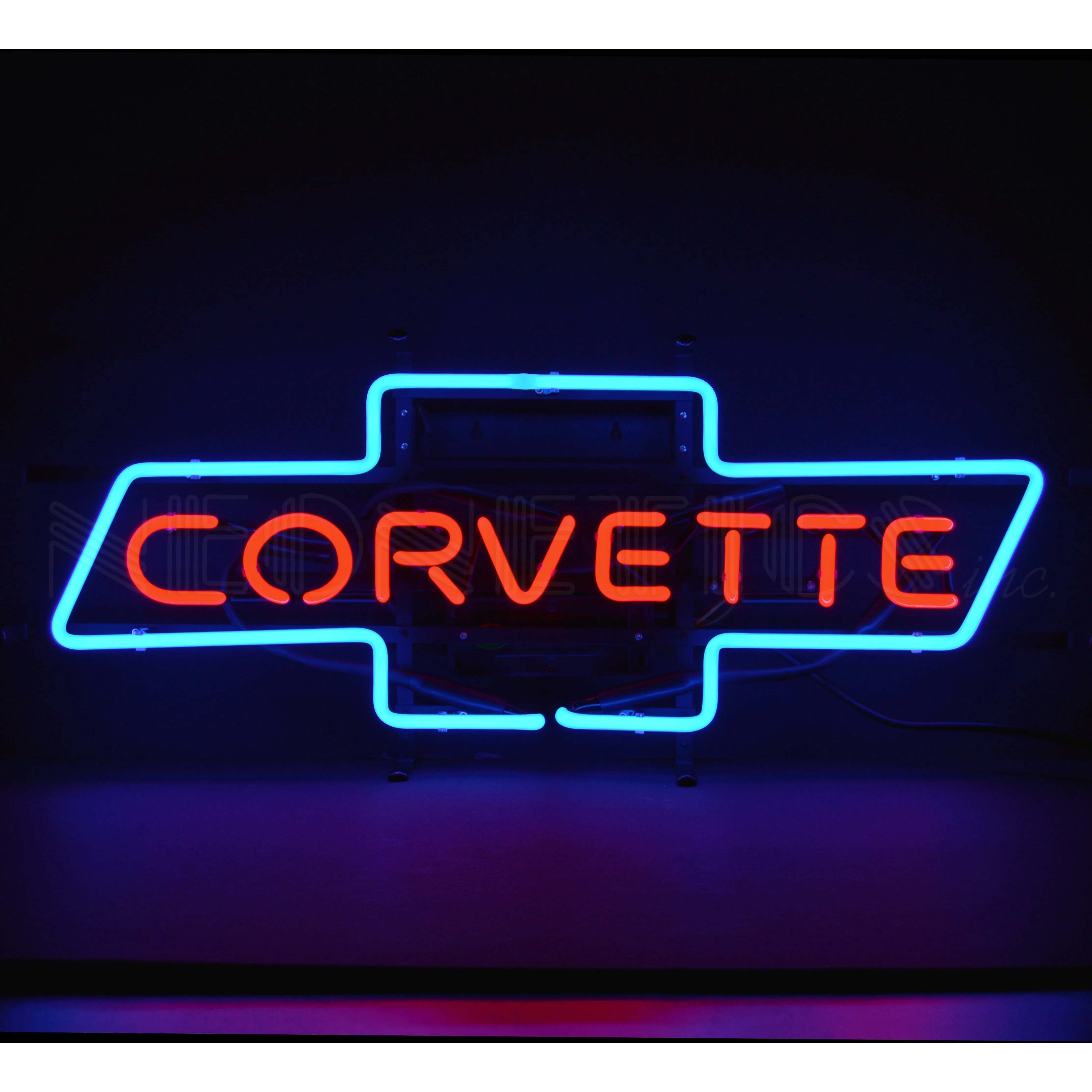 Neonetics Corvette Bowtie Neon Sign