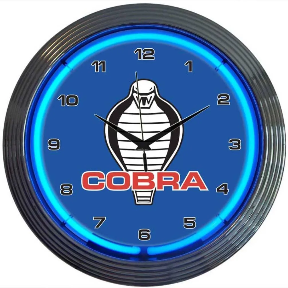 Neonetics FORD COBRA NEON CLOCK
