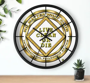 No Matter What Gold Wall clock