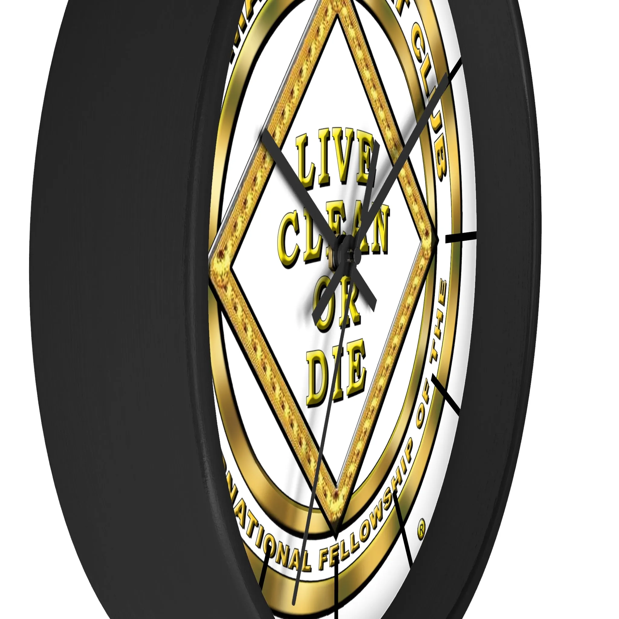 No Matter What Gold Wall clock