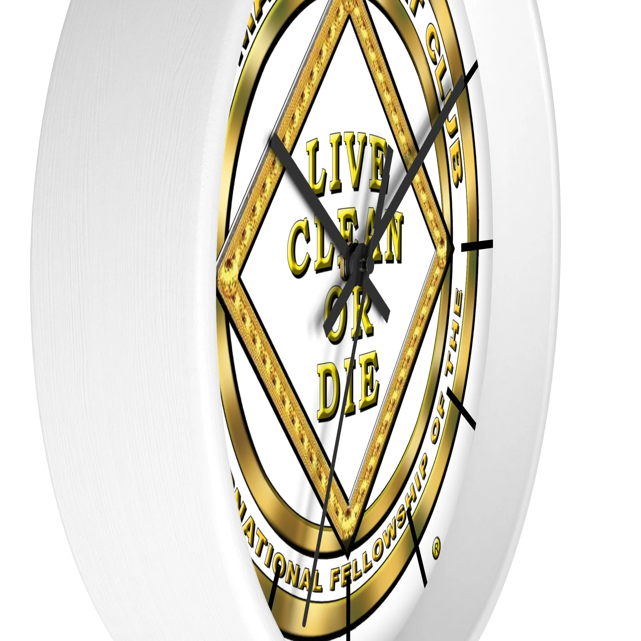 No Matter What Gold Wall clock