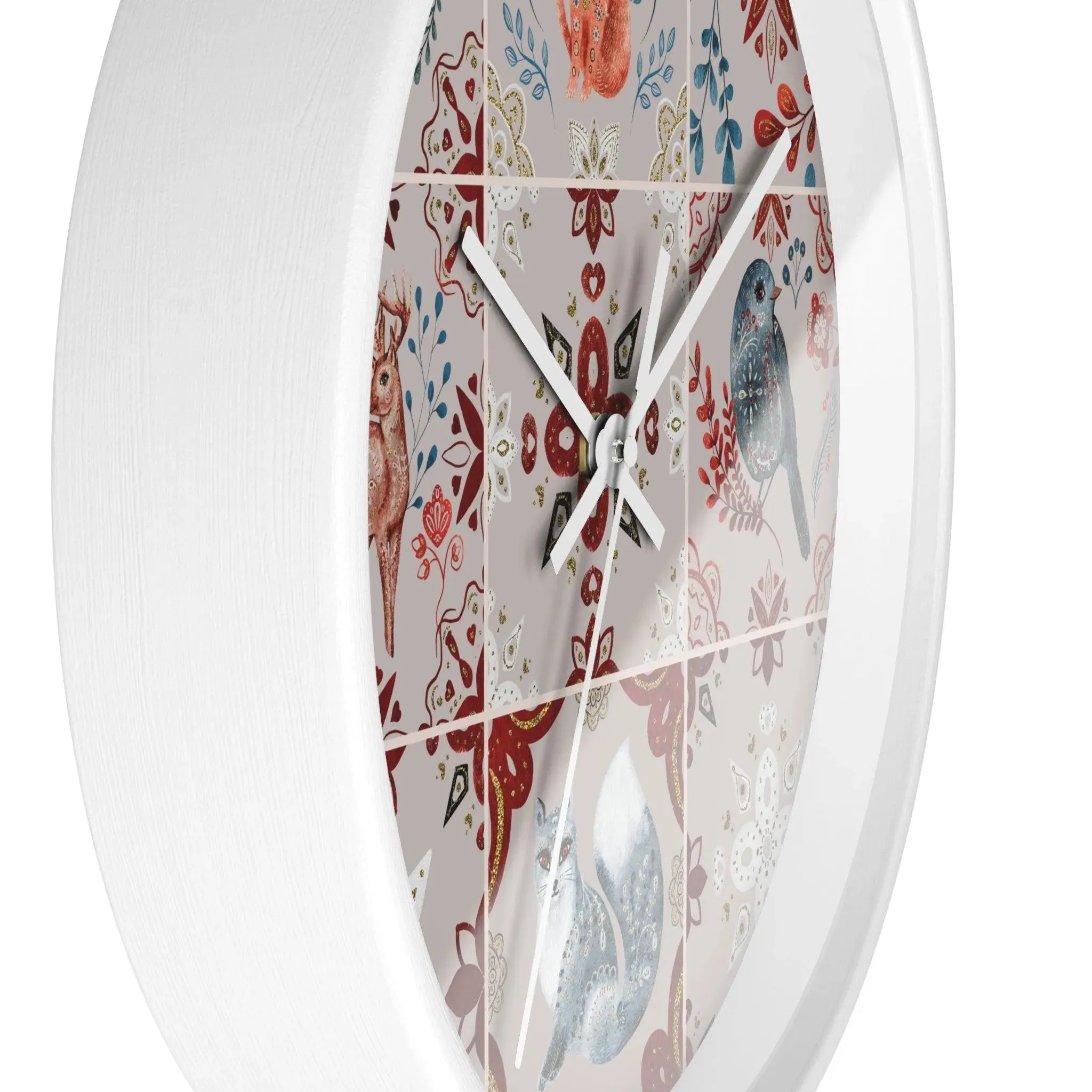 Nordic Tiles Wall Clock