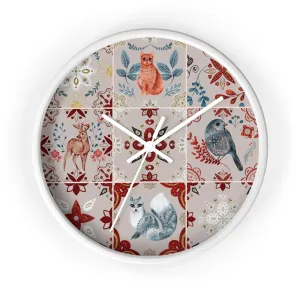 Nordic Tiles Wall Clock