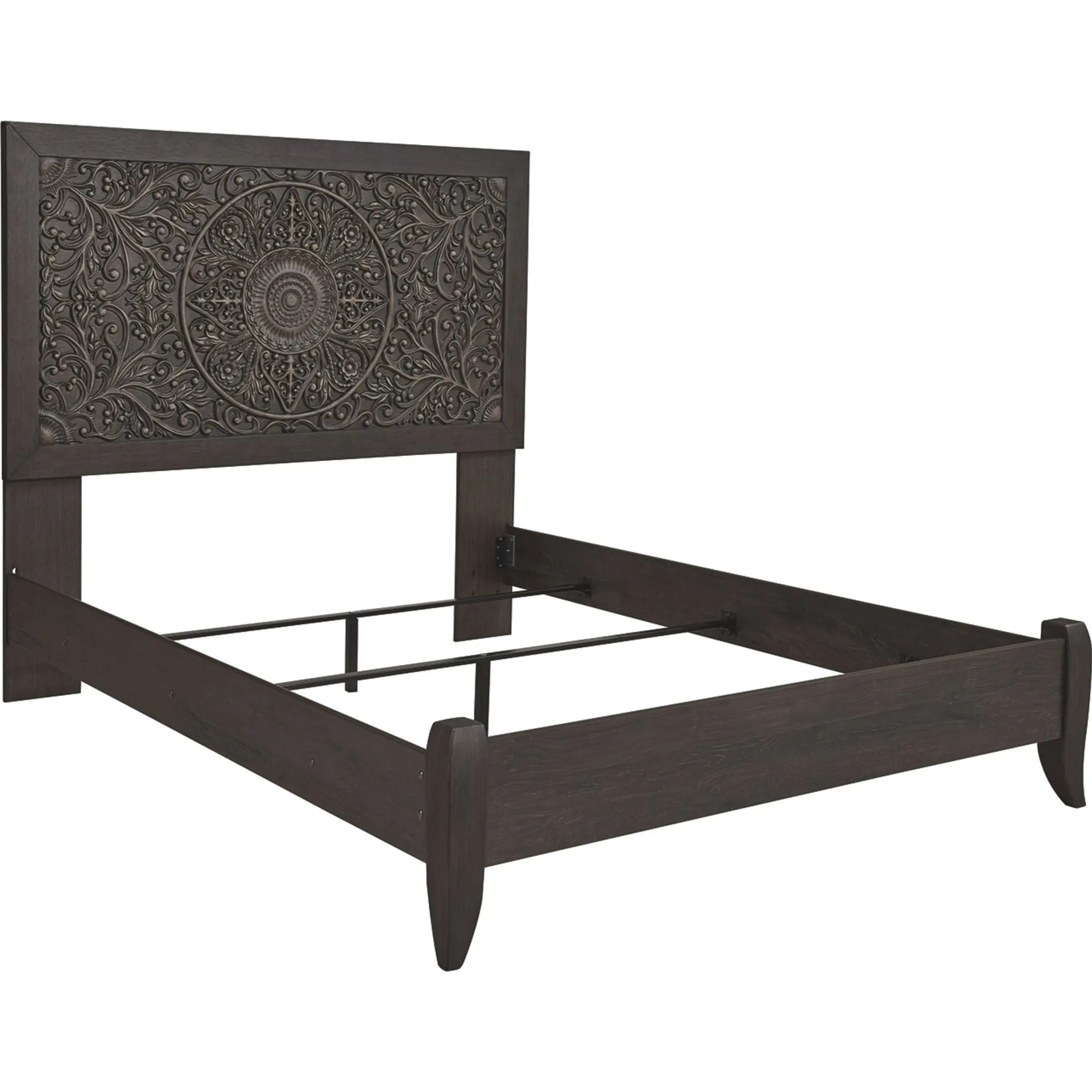 Paxberry 3 Piece Queen Panel Bed - Black