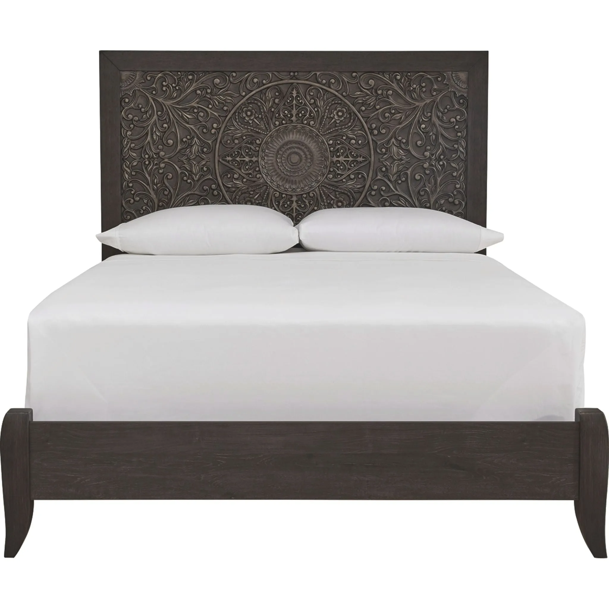 Paxberry 3 Piece Queen Panel Bed - Black