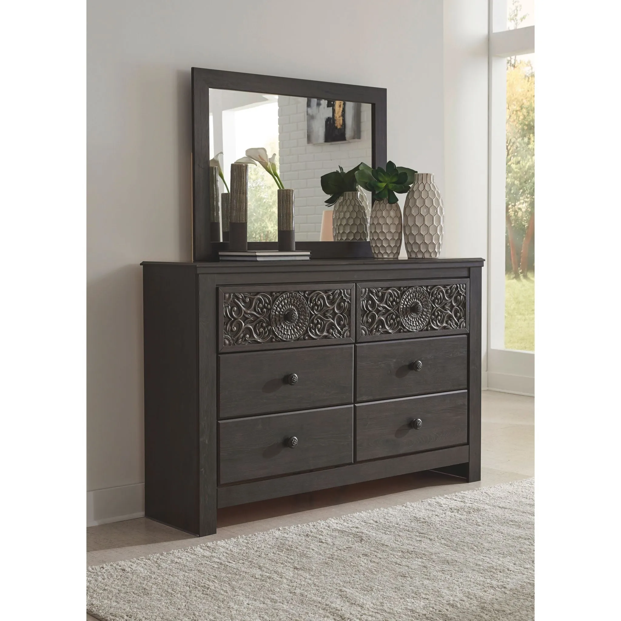 Paxberry 5 Piece Bedroom Package - Black