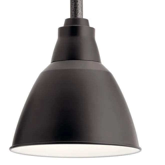Pellinord 8 in. Outdoor Wall Light Black Finish