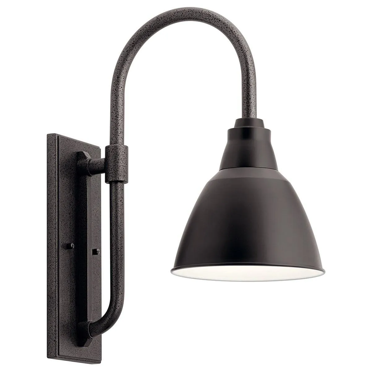 Pellinord 8 in. Outdoor Wall Light Black Finish