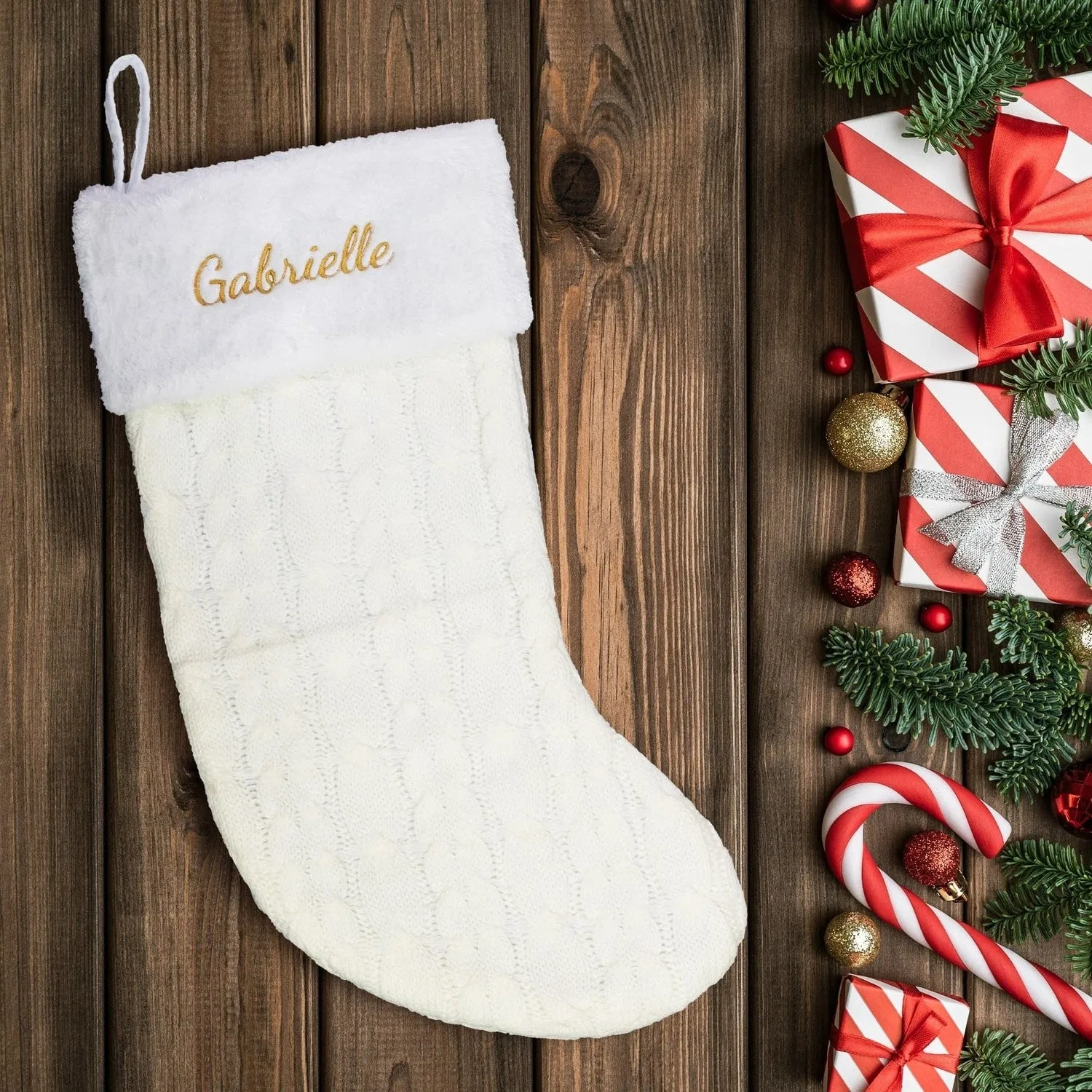 Personalized Embroidered Christmas Stocking Personalized
