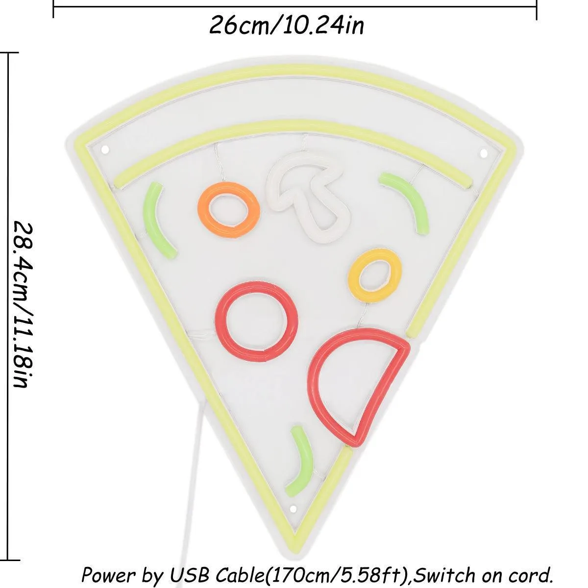 Pizza restaurant Neon decor sign