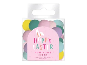 Pom Poms - Hoppy Easter - 36pk - Violet Studios