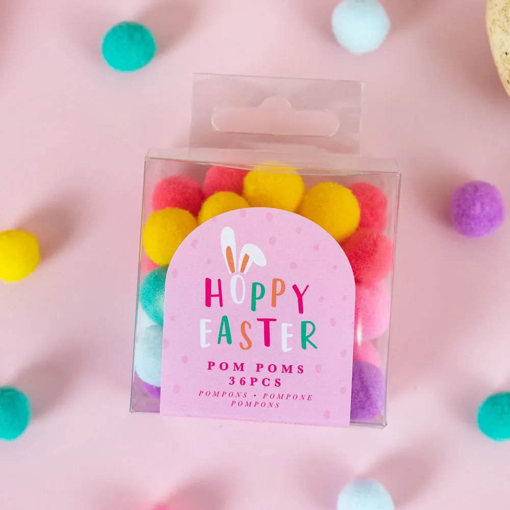 Pom Poms - Hoppy Easter - 36pk - Violet Studios