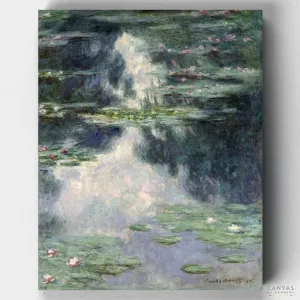 Pond with Water Lilies - Paint by Numbers