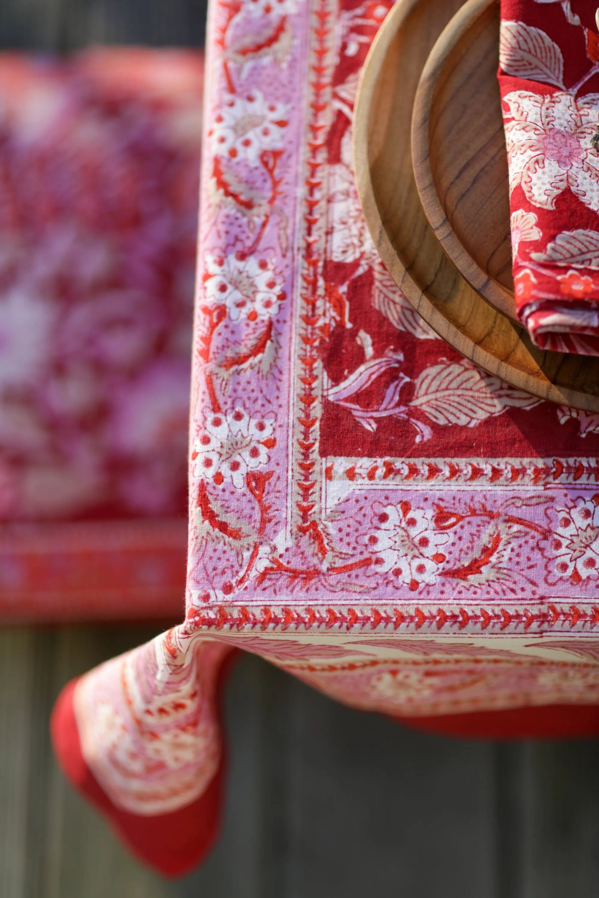Provincial Block Print Tapestry