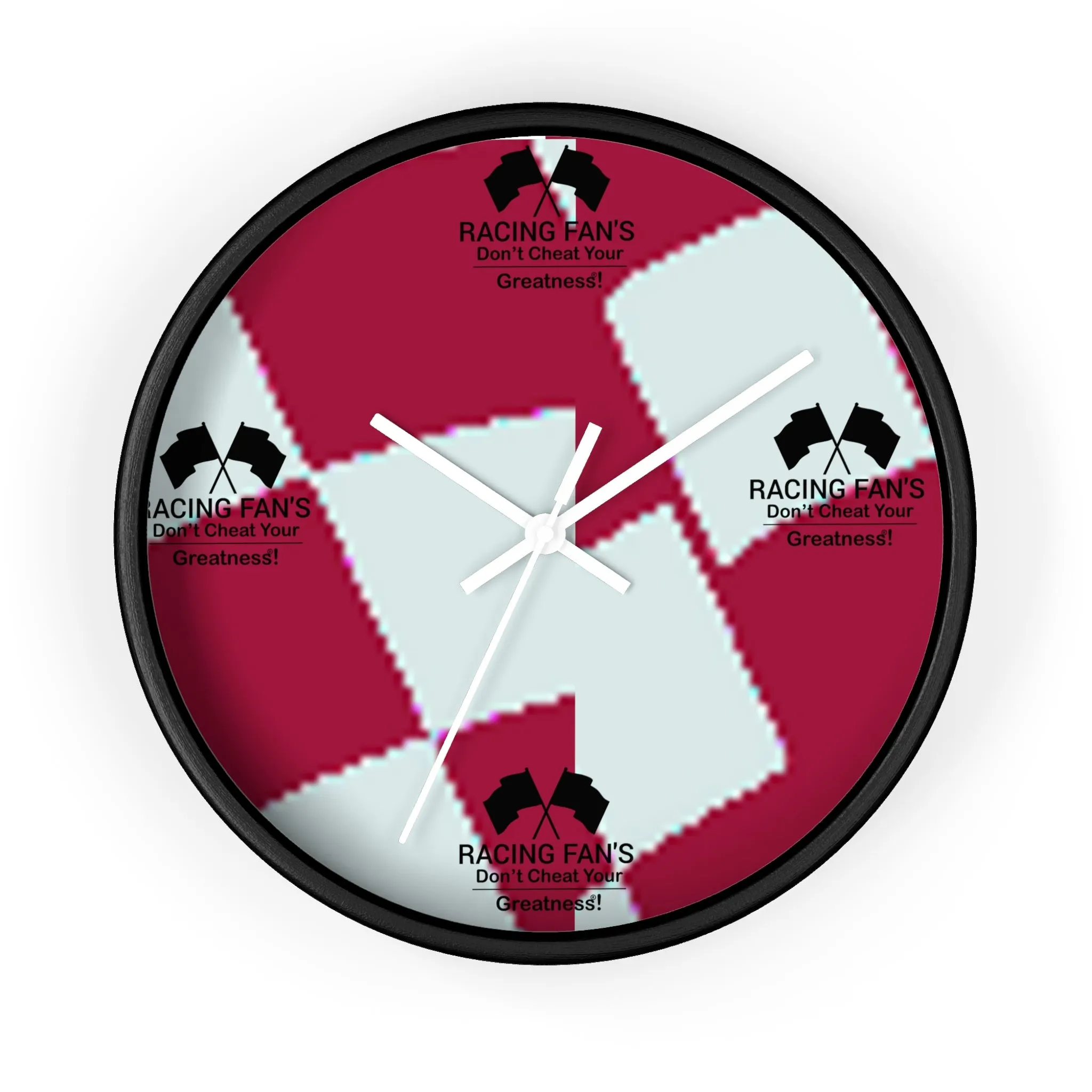 Racing Fan's Wall clock
