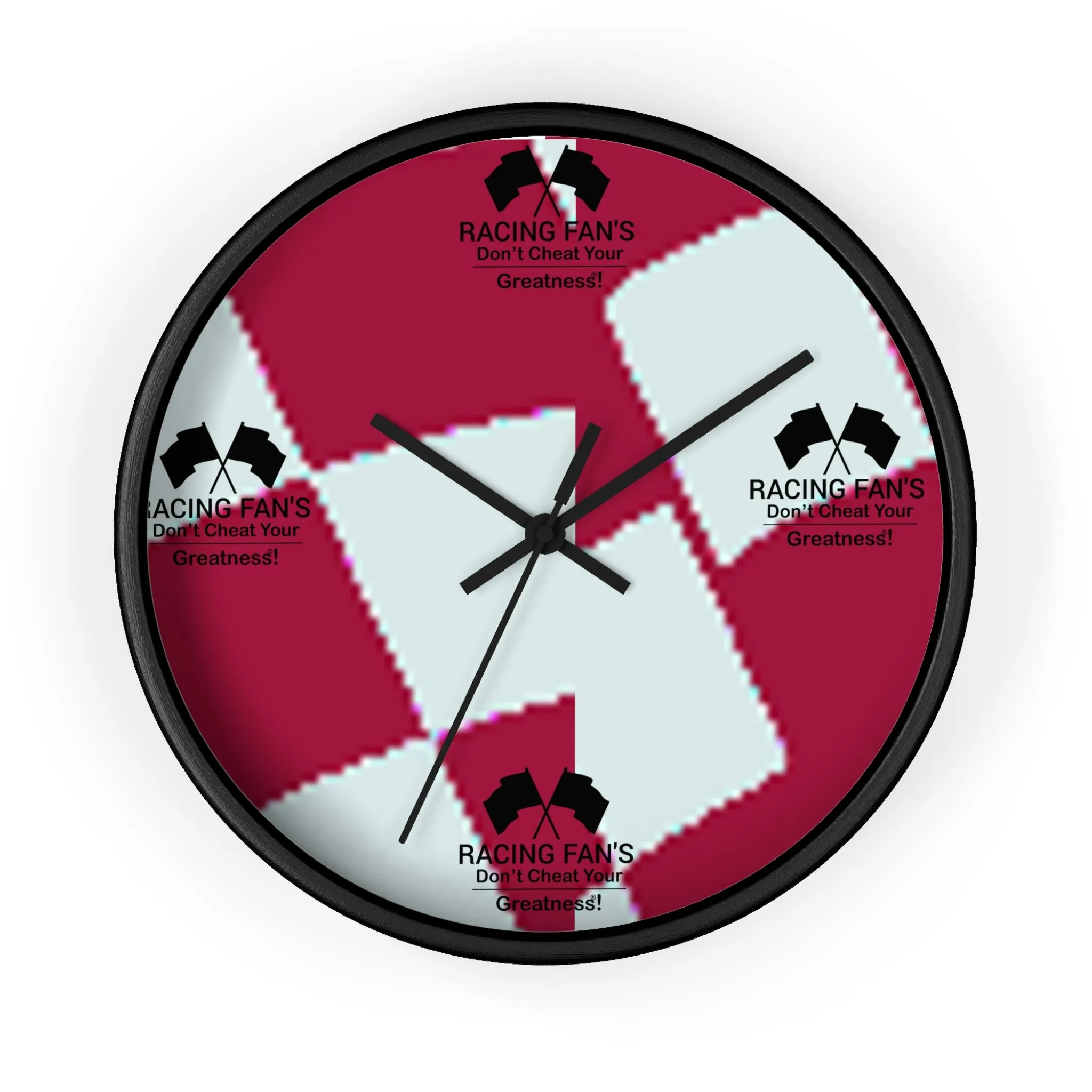 Racing Fan's Wall clock