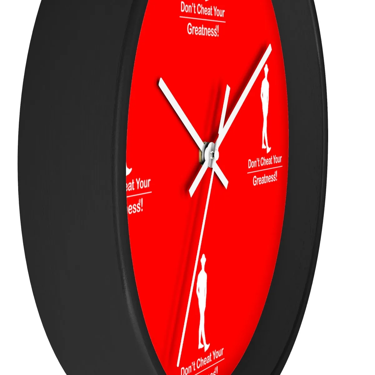 Red & White Wall clock