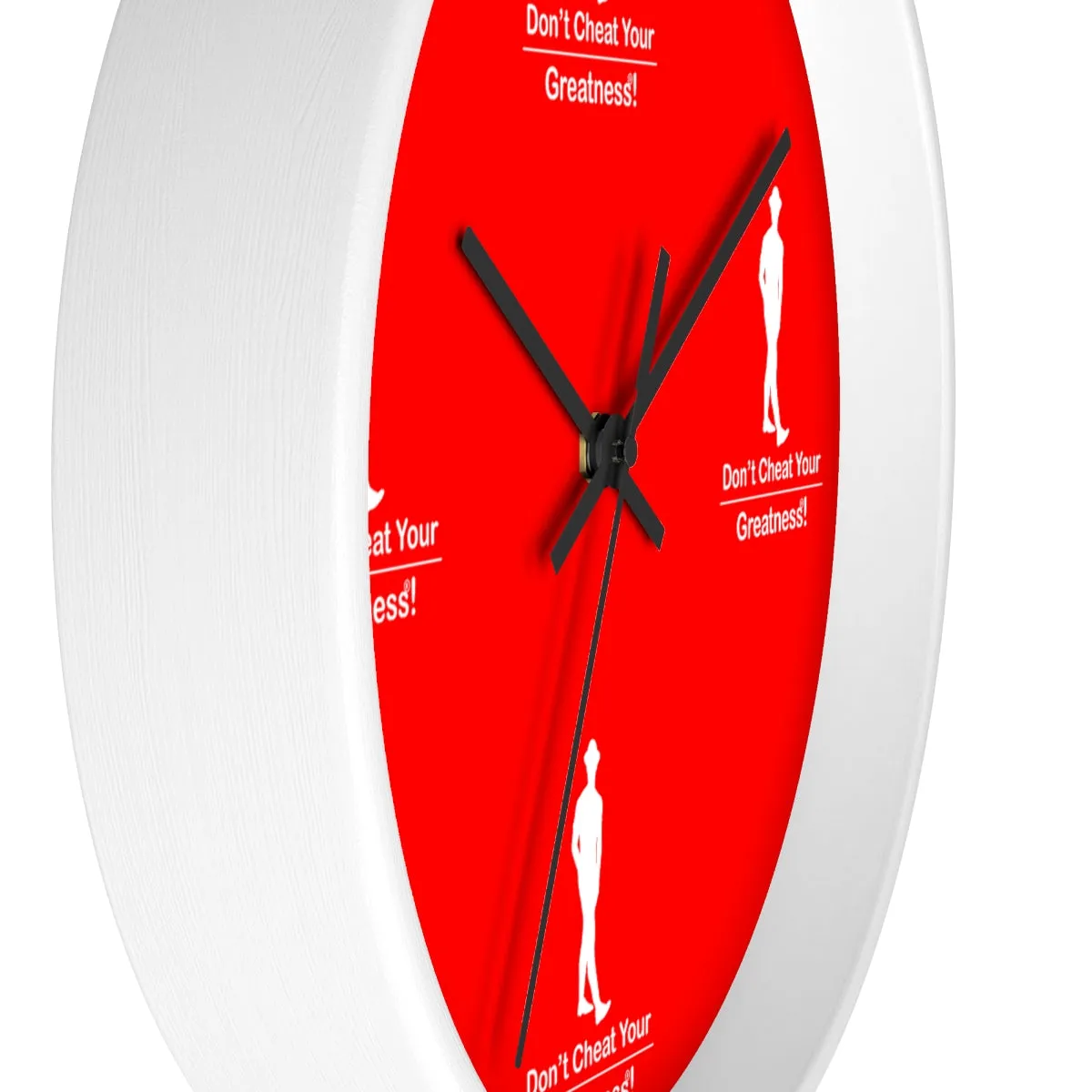 Red & White Wall clock