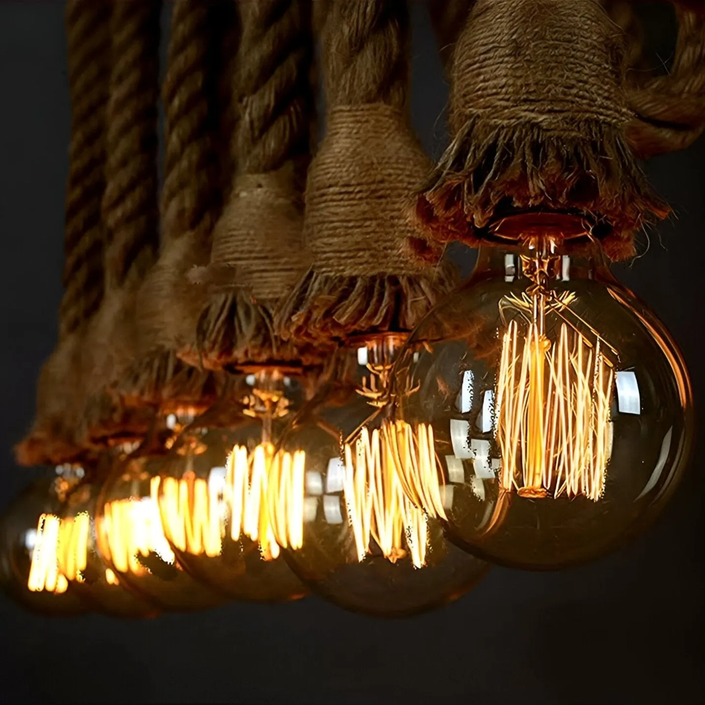 Rostock - Handmade Hemp Rope Pendant Light