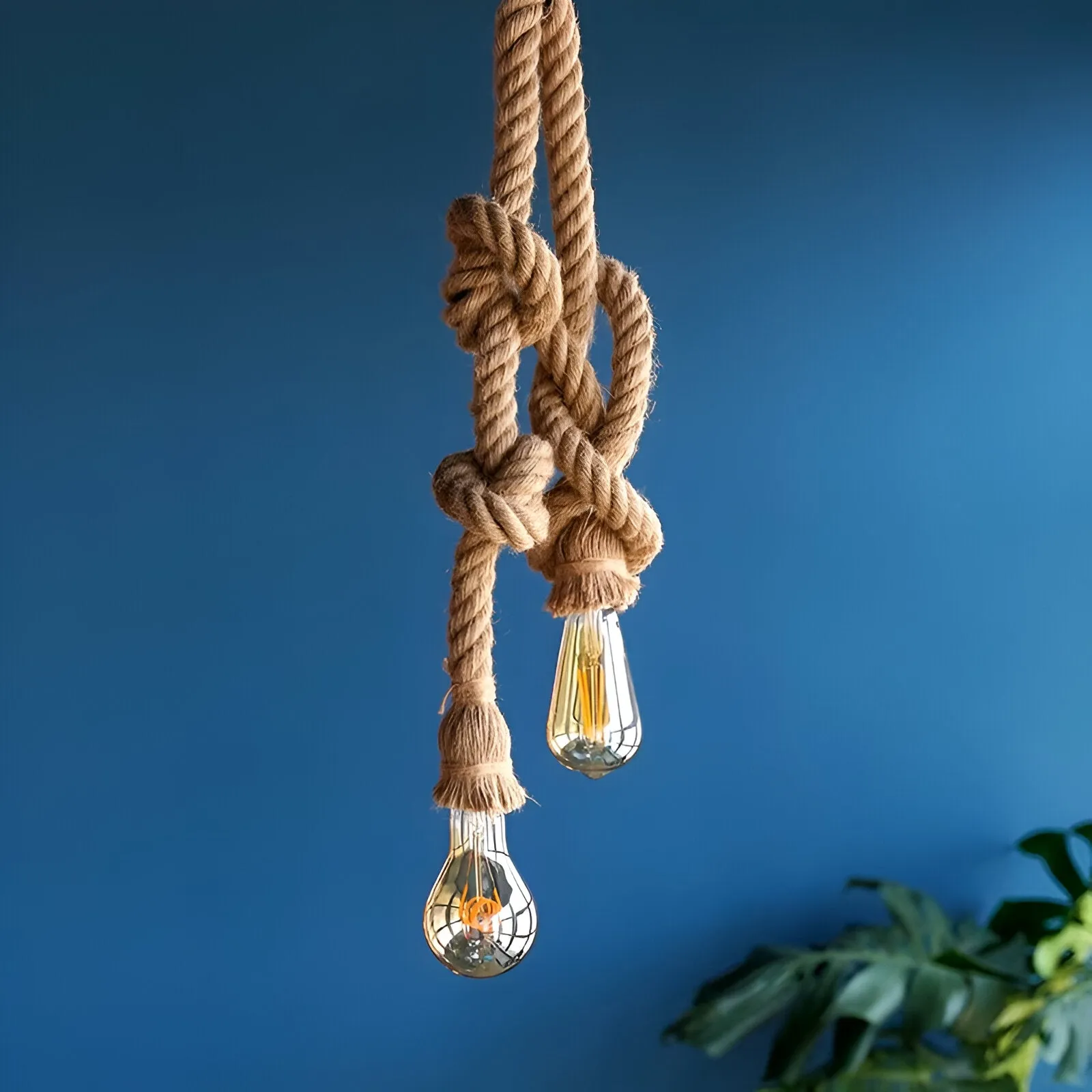 Rostock - Handmade Hemp Rope Pendant Light