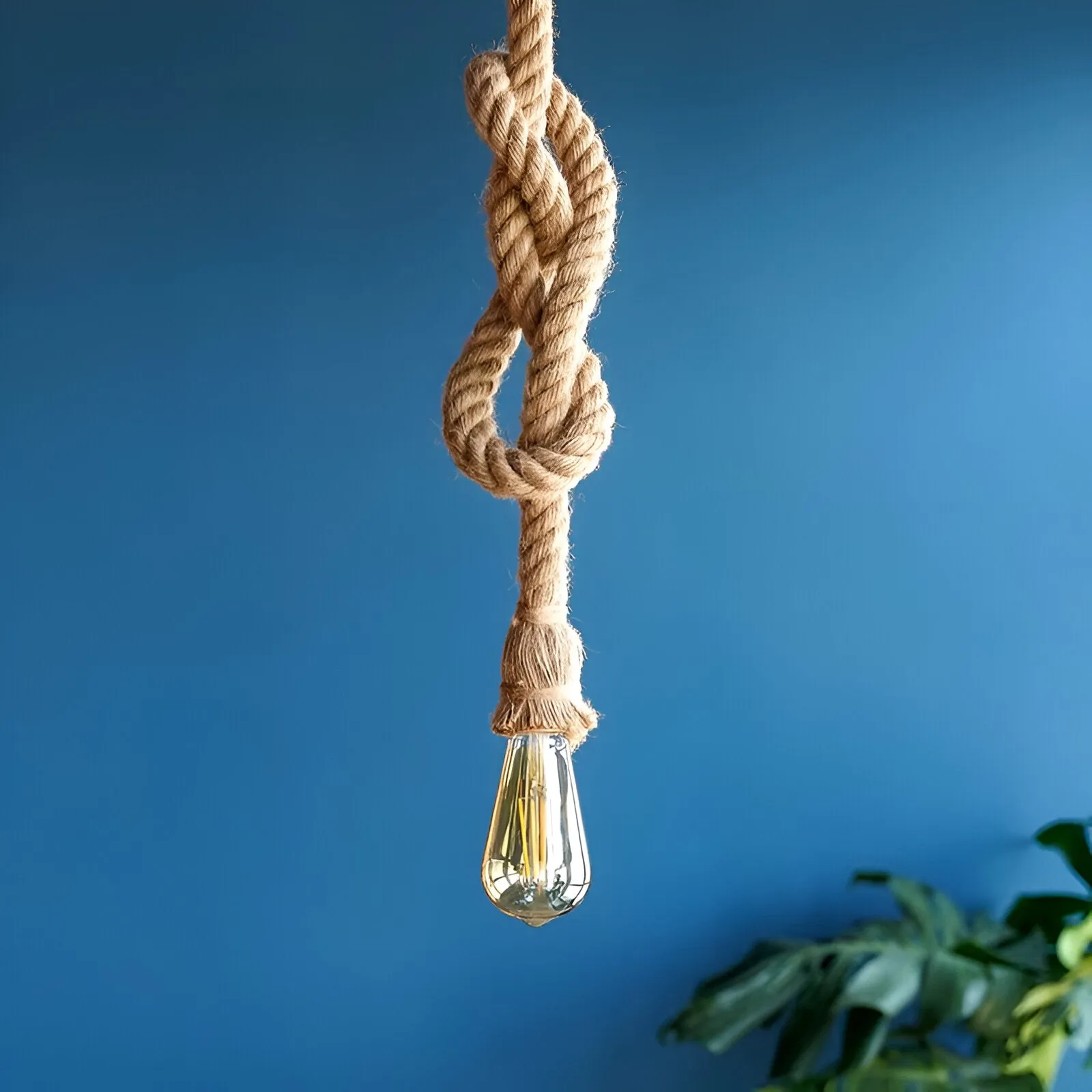 Rostock - Handmade Hemp Rope Pendant Light
