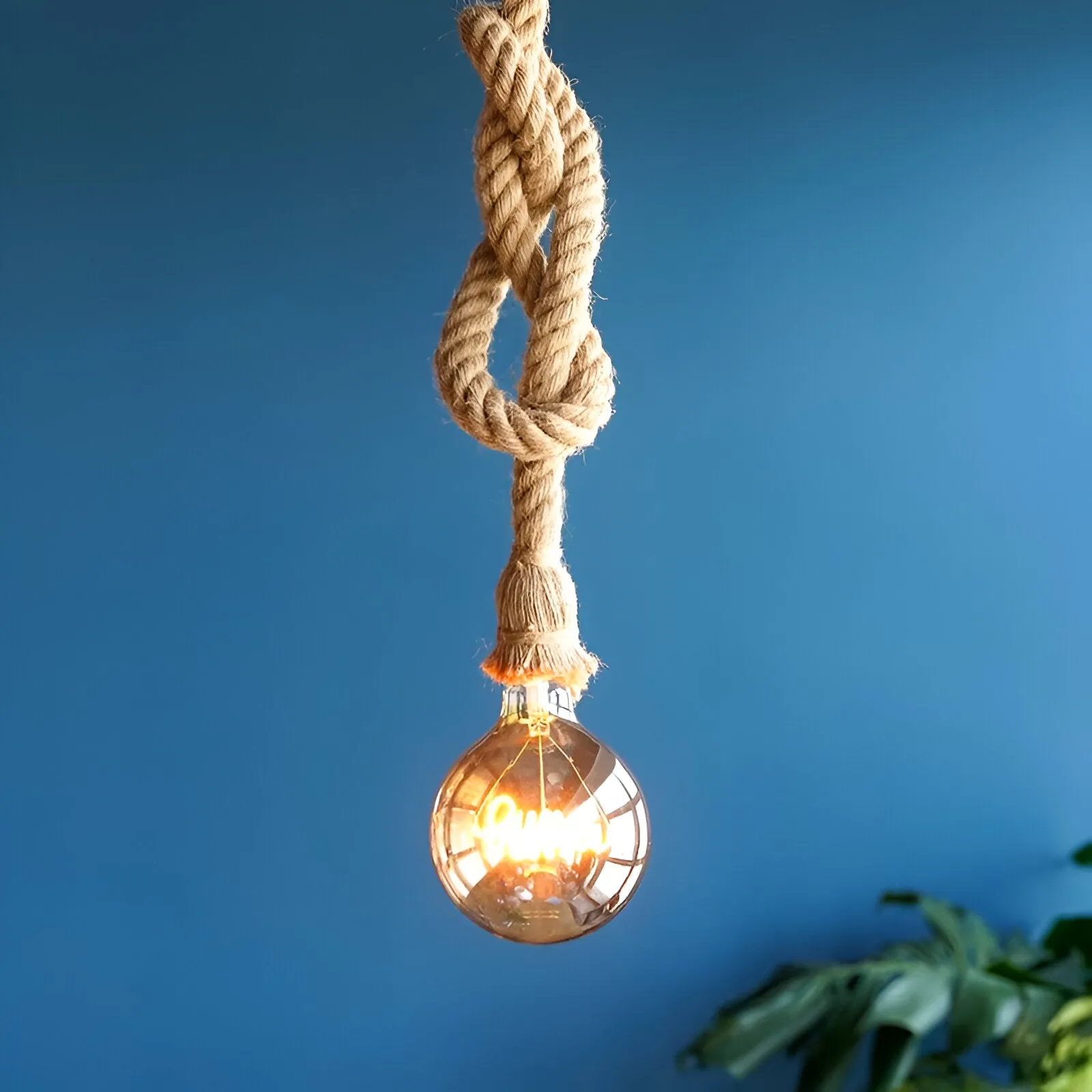 Rostock - Handmade Hemp Rope Pendant Light