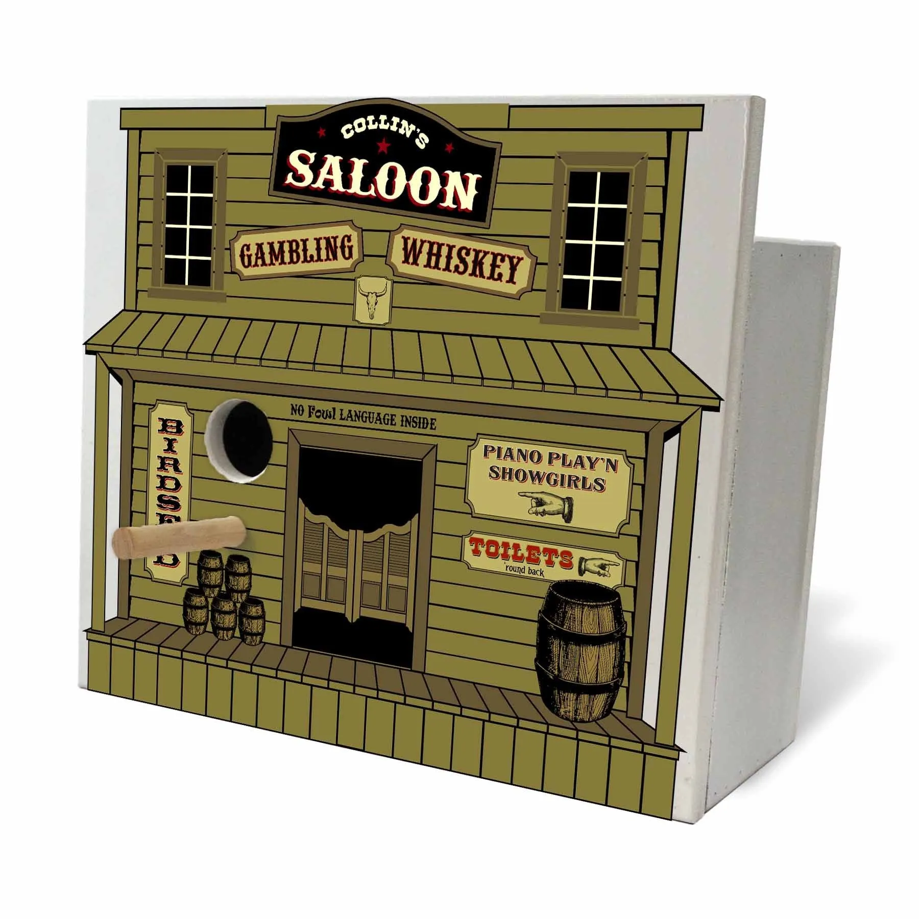 Saloon Birdhouse - Personalized