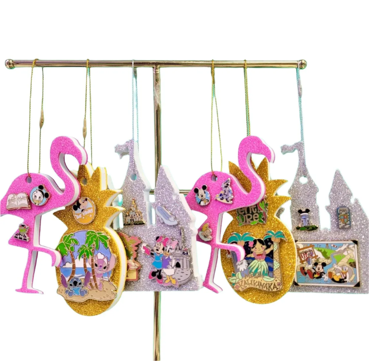 Seasonal PinFolio® Ornaments Set – Holiday Pin Displays | Set of 6