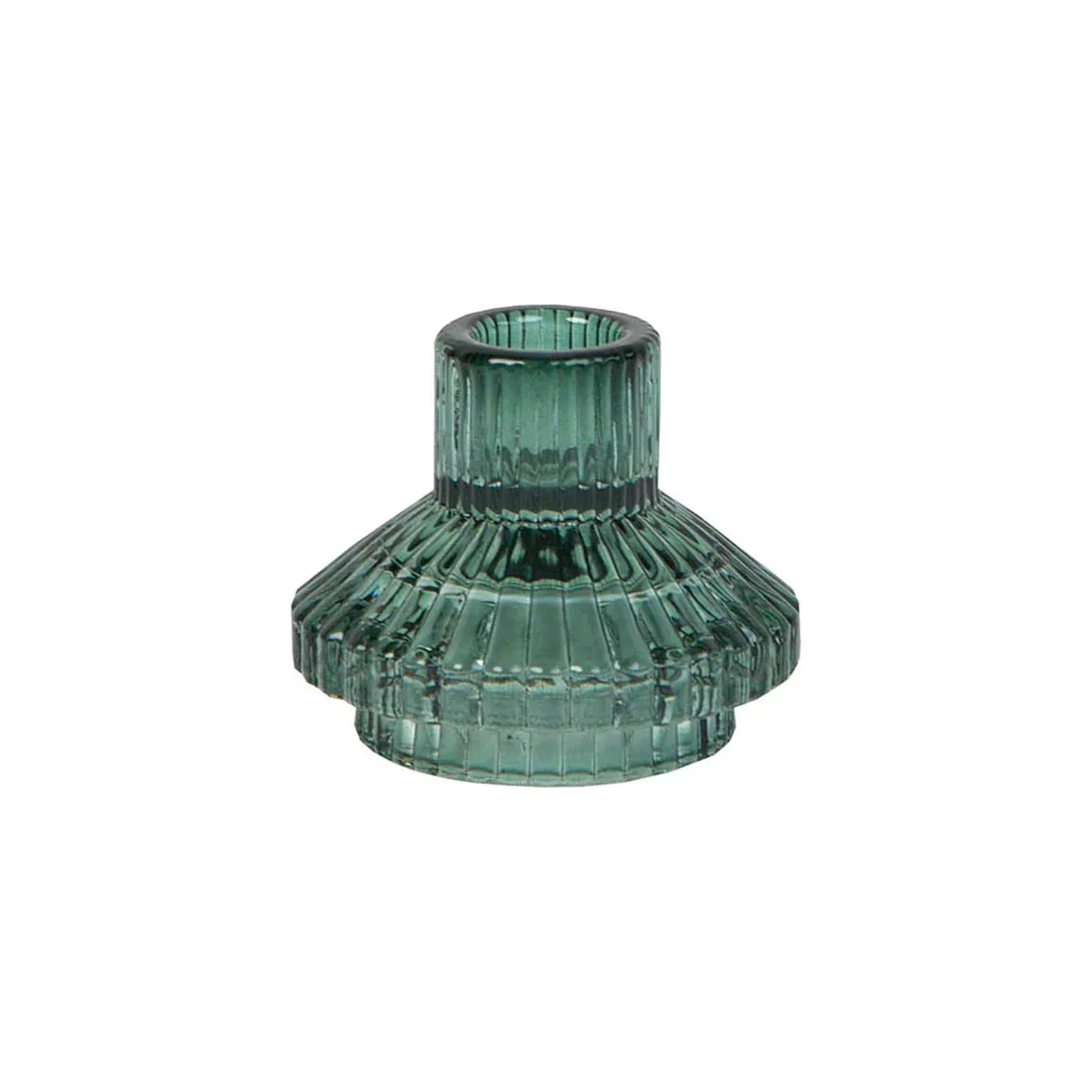 Small Glass Candle Holder (Sage Green)