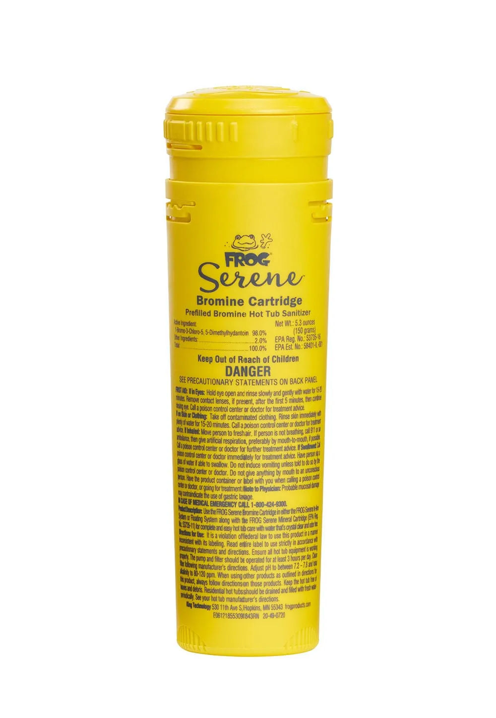 SPA Frog Serene Replacement Bromine & Mineral Cartridge with Hot Tub Accessory Bundle