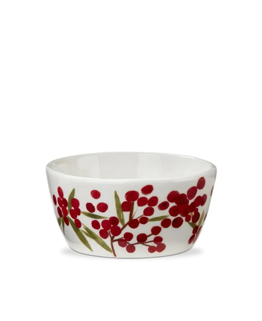 Sprig Snack Bowl (white)