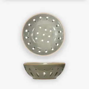 Stoneware Berry Bowl (Green)