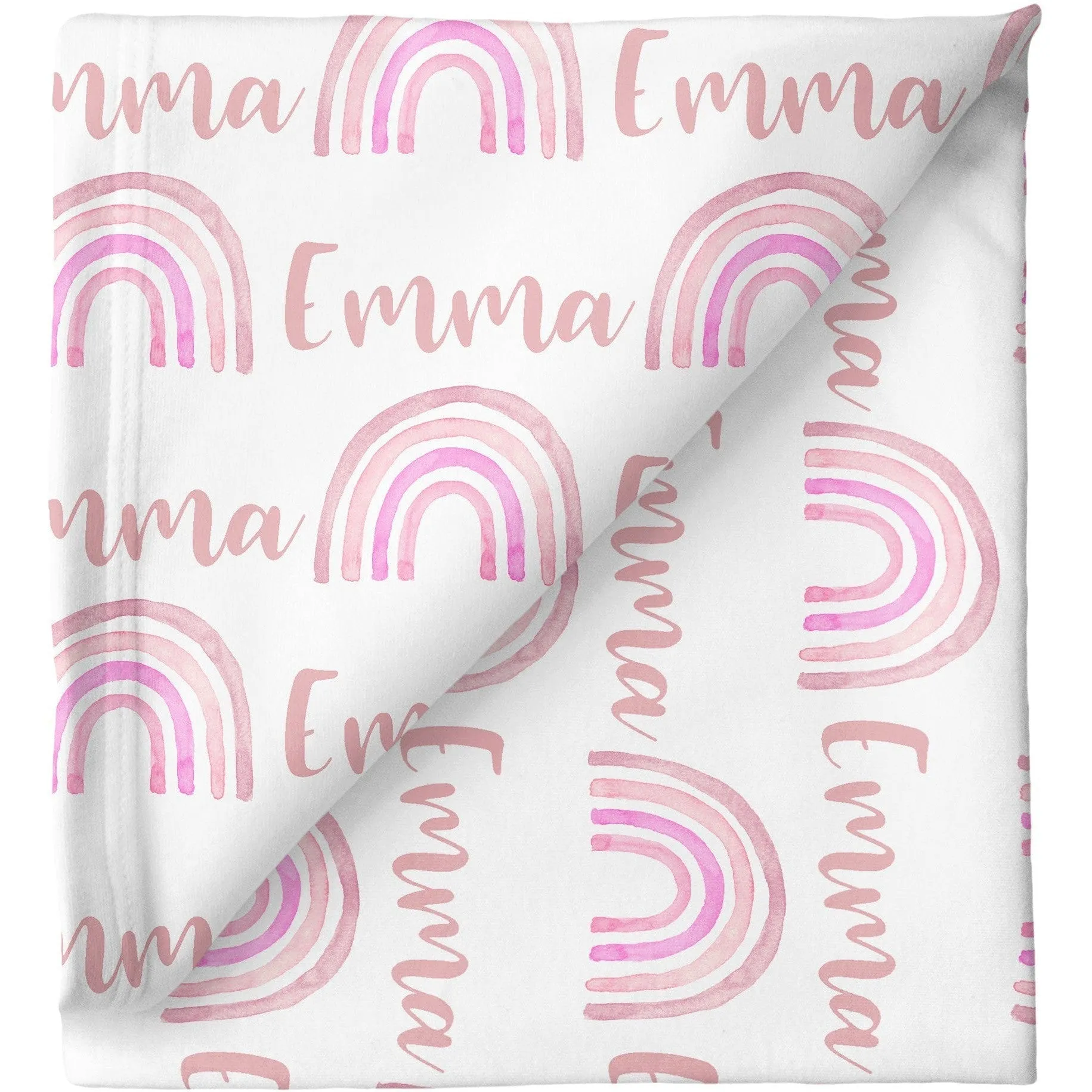 Sugar   Maple Personalized Stretchy Blanket | Rainbow