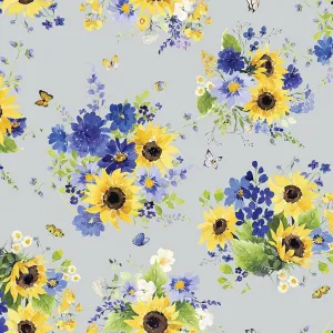 Sunflower Bouquets - Tossed Bouquets Mist Gray