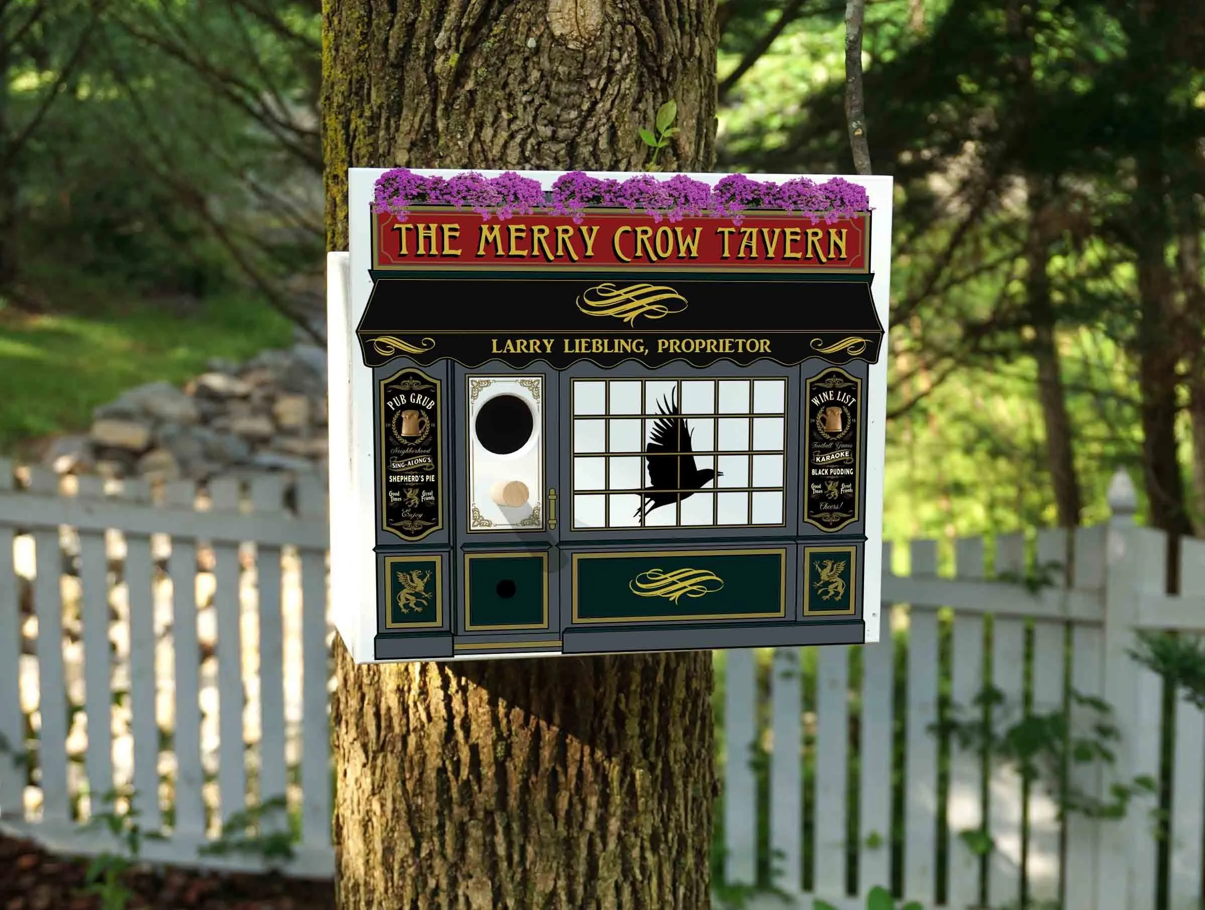 Tavern Birdhouse - Personalized