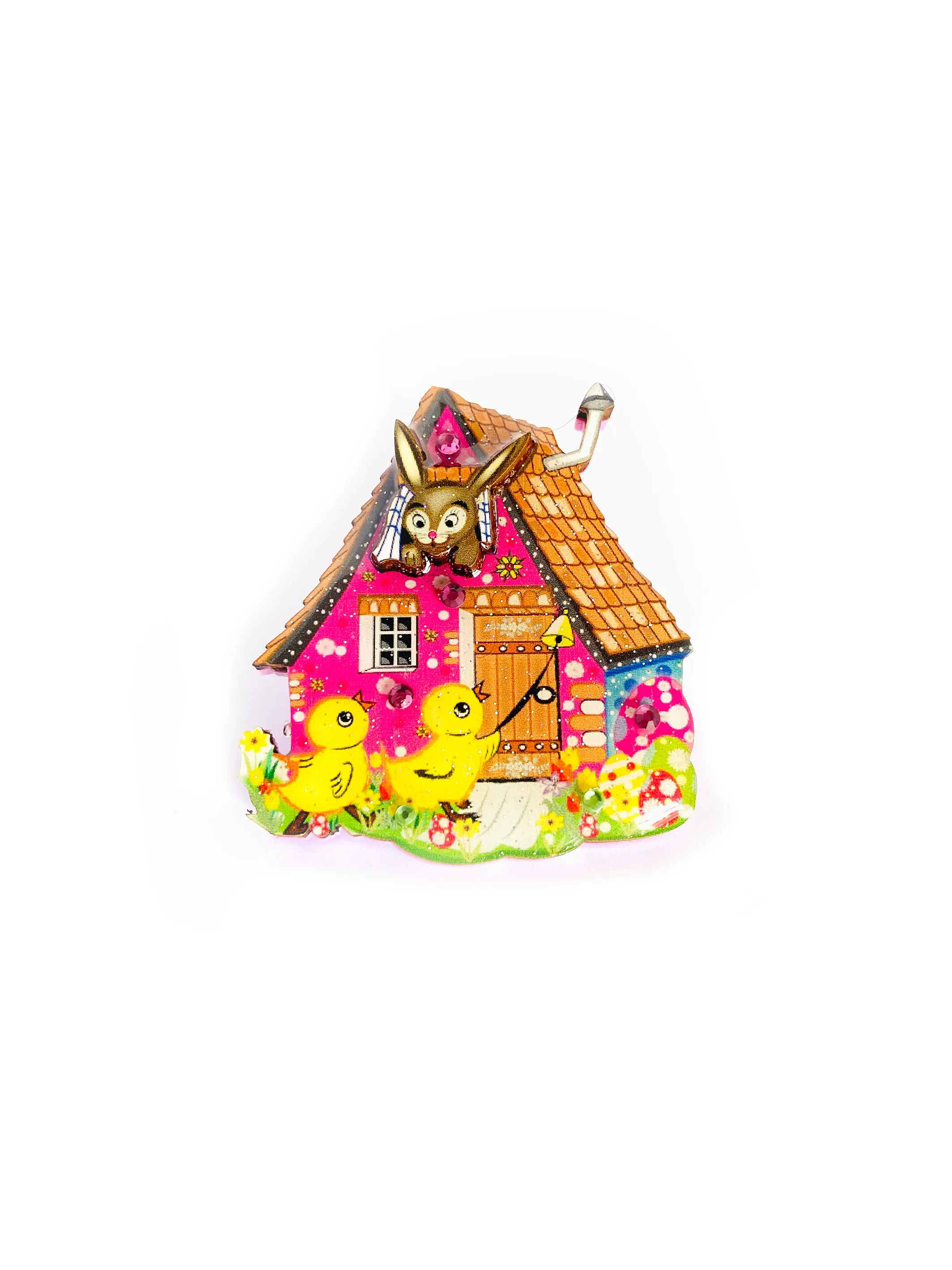 The Little Easter House Brooch by Rosie Rose Parker