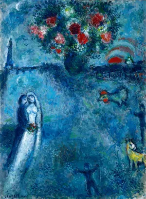 The Maries On The Edge Of The Seine (Les Maries Au Bord De La Seine) - Marc Chagall Painting - Posters