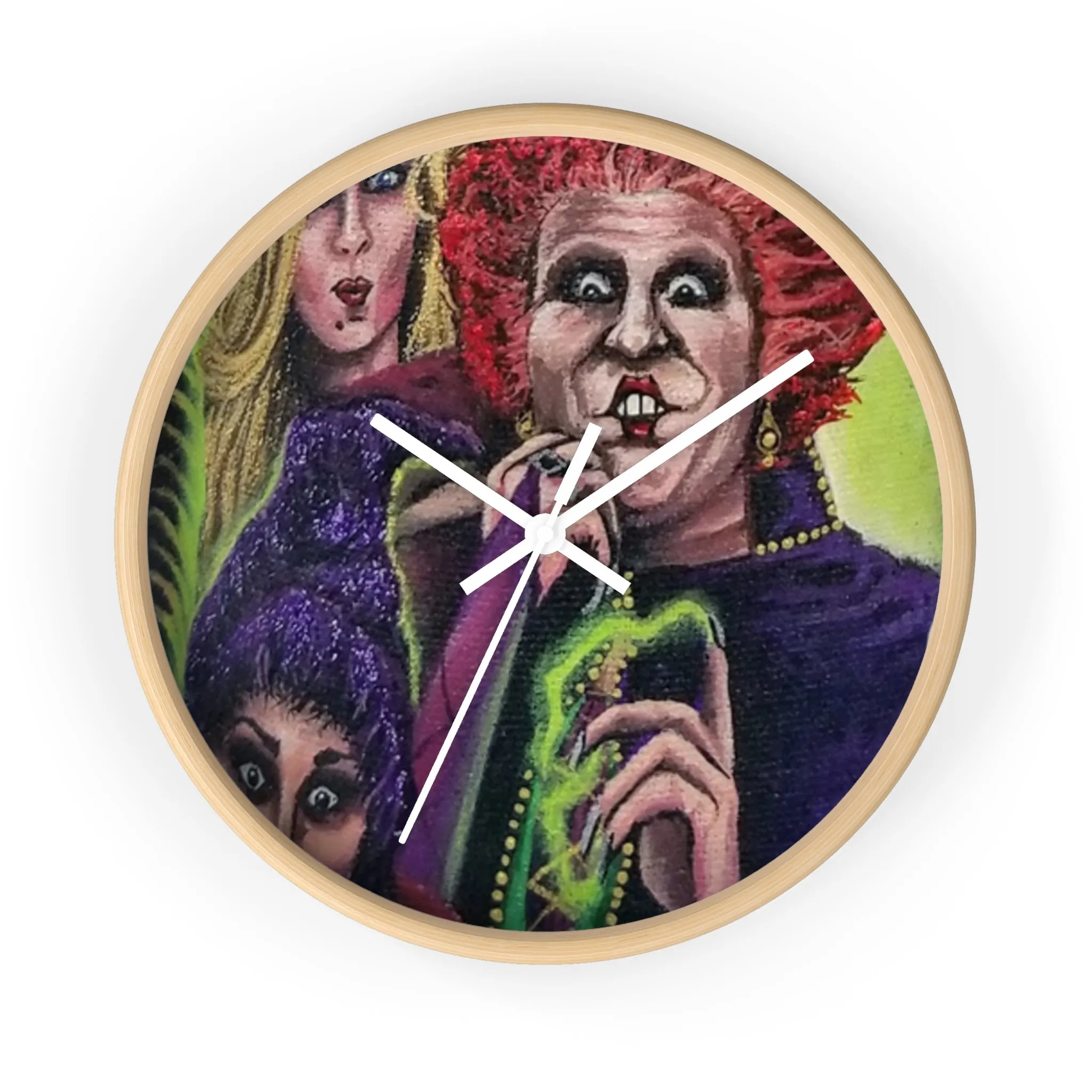 Tis Time! Hocus Pocus Wall Clock